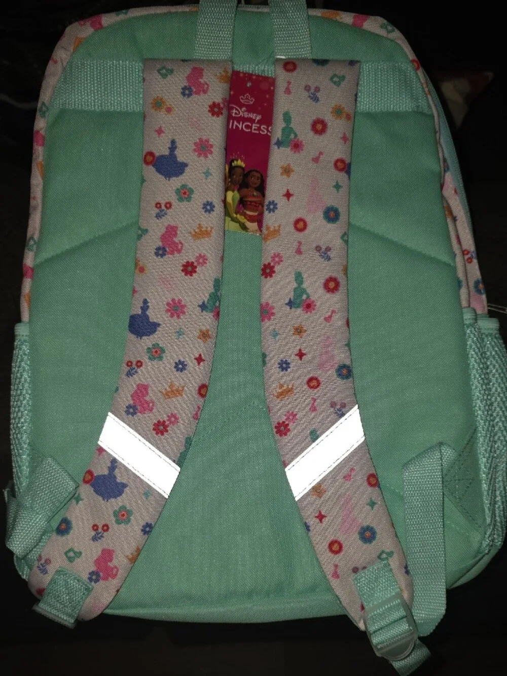 Disney Kids Backpack in Light Blue & Purple with Princess Art Palette